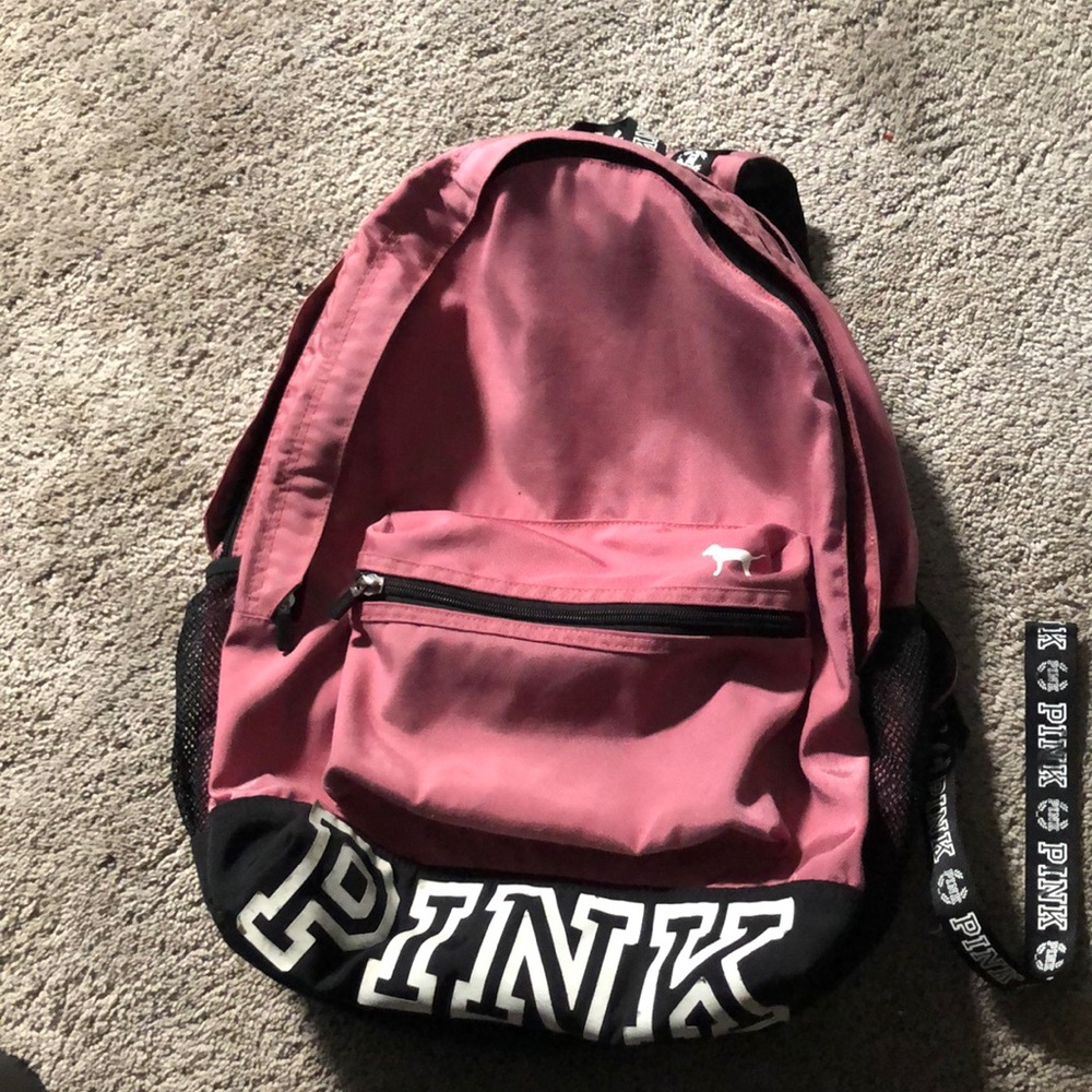 Pink backpack
